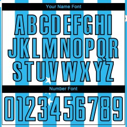 Maglia da calcio personalizzata con stampa a sublimazione di stelle e quadrati bianchi e neri