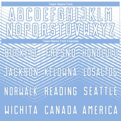 Maglia da calcio personalizzata con stampa a sublimazione a righe bianche e azzurre