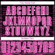 Maglia da calcio personalizzata con stampa a sublimazione, linea rosa scuro-bianca, nera Maglia da calcio personalizzata con stampa a sublimazione, linea rosa scuro-bianca, nera