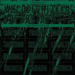 Maglia da calcio personalizzata nera Kelly Green con stampa a sublimazione