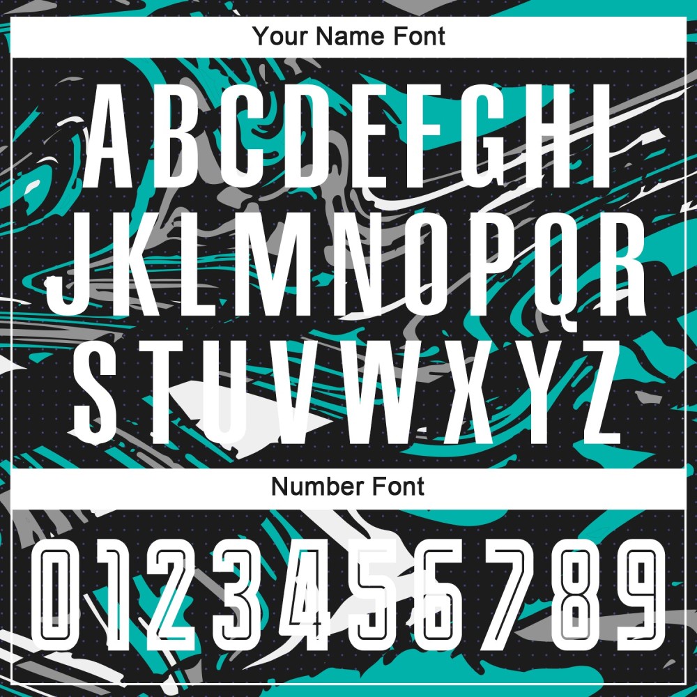 Maglia da calcio personalizzata con stampa sublimatica bianca e acquamarina Maglia da calcio personalizzata con stampa sublimatica bianca e acquamarina