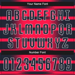 Maglia da calcio personalizzata con stampa a sublimazione rossa blu navy-bianca