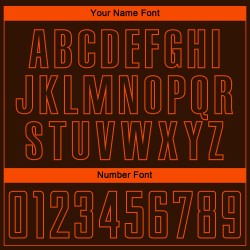 Maglia da calcio personalizzata con stampa sublimatica a righe marroni e arancioni sfumate