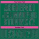Maglia da calcio personalizzata Kelly Green Pink Pinstripe Fade Fashion Sublimation Uniform